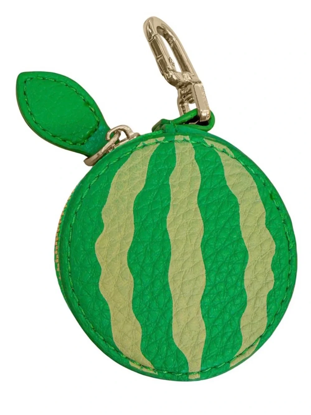 Watermelon Purse Bag Charm AirTag Keychain Zippered Fruit Accessory NWT